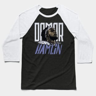 Damar Hamlin Buffalo Player Portrait Baseball T-Shirt